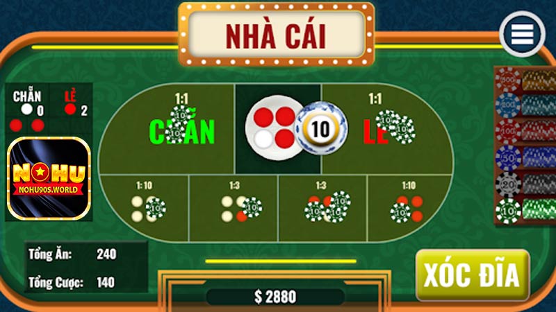 Xóc Đĩa – Game Live Casino nohu90 HOT