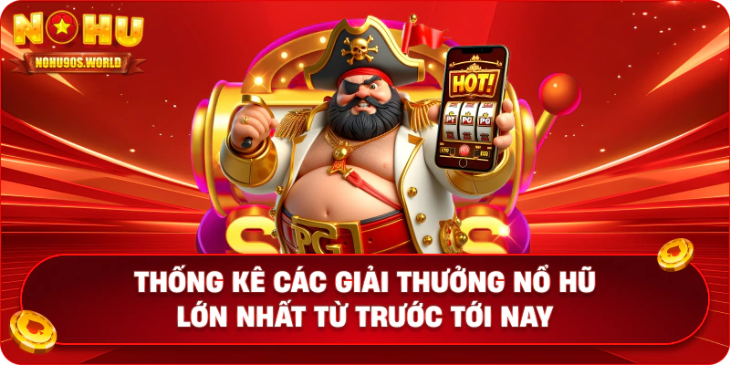 Thống kê các giải thưởng nổ hũ lớn nhất từ trước tới nay